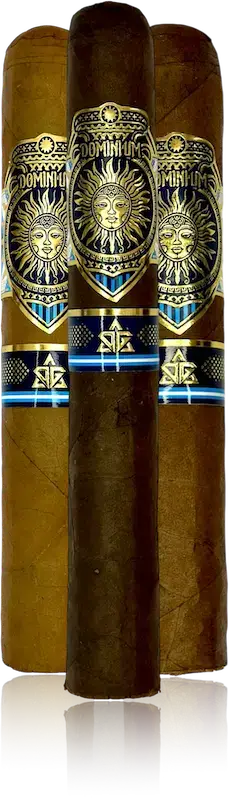 Three cigars standing